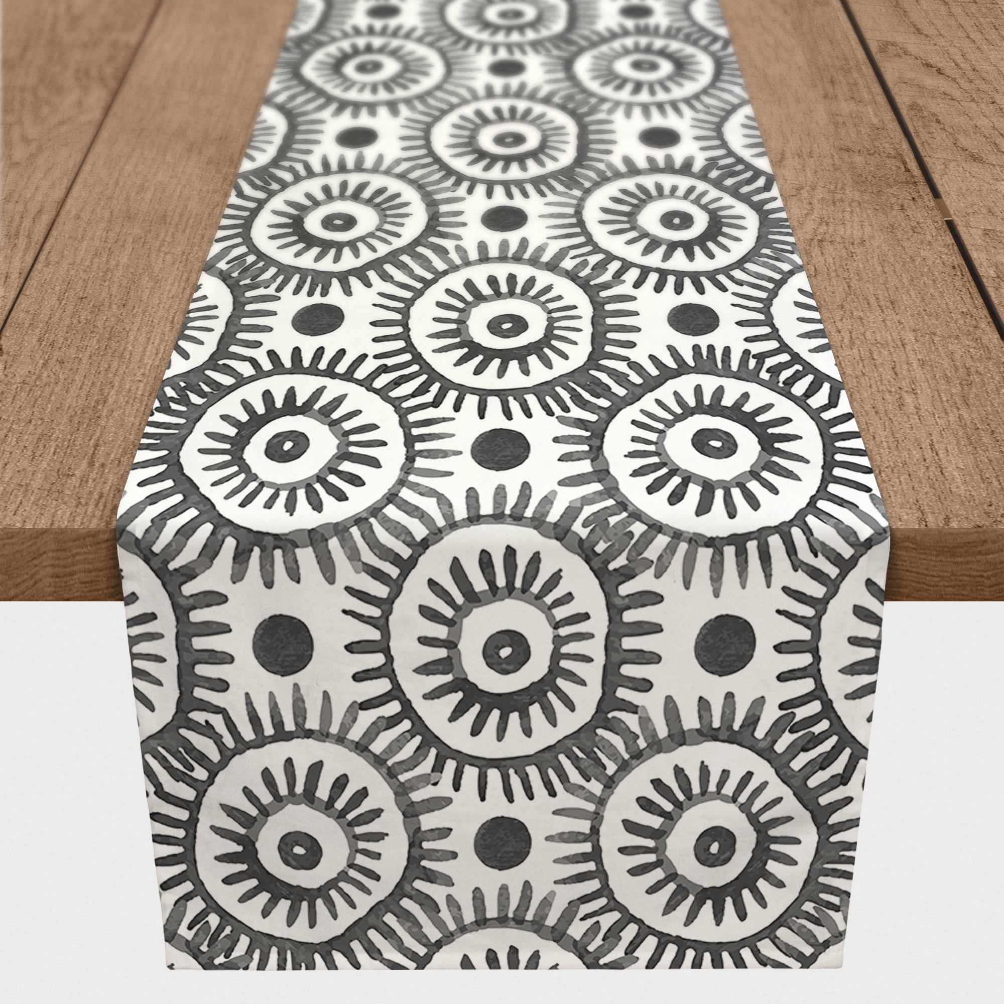 Boho Circles Indoor/Outdoor Table Runner